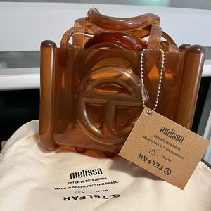 ***SOLD*** Telfar x Melissa | Small Brown Jelly Purse